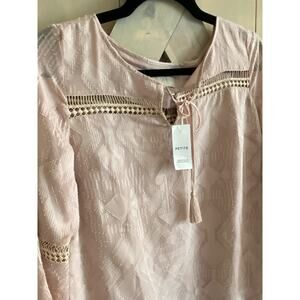 Ann Taylor blush pink shift bell sleeve Dress new with tags nwt size S small SP